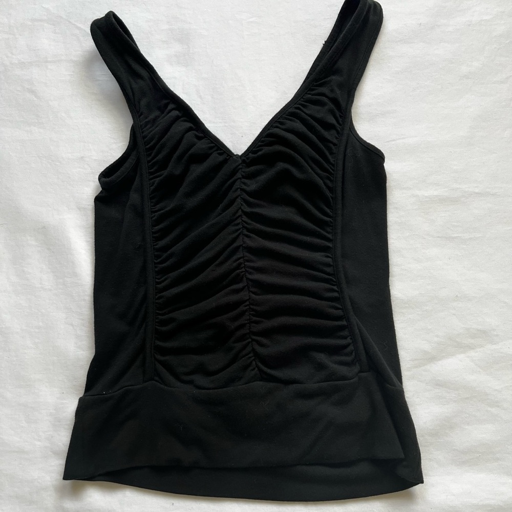 EXPRESS Ruched Zip-Up Camisole - Picture 10 of 12